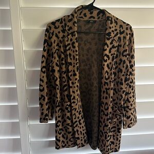 J. Crew Leopard Print Cardigan 🐆